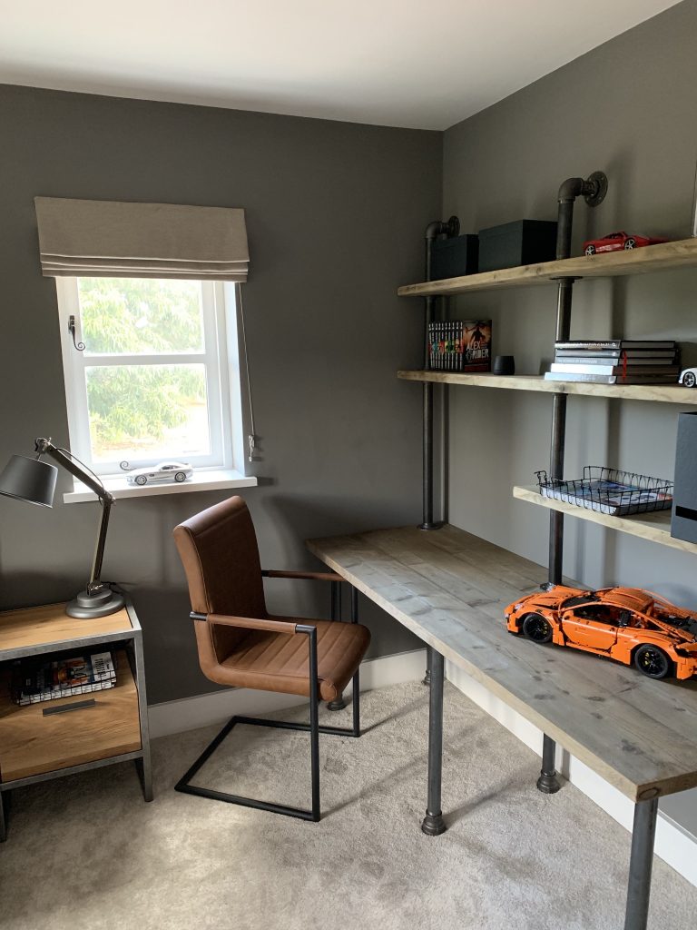 boys industrial bedroom decor