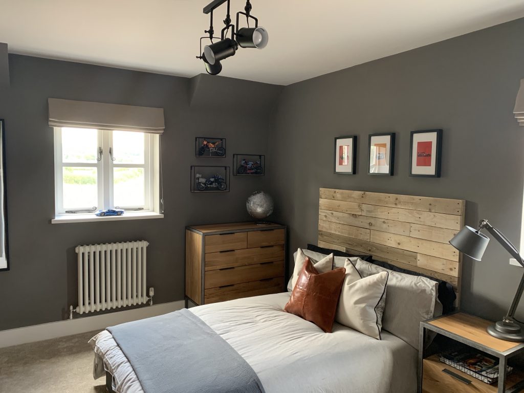 boys industrial bedroom decor