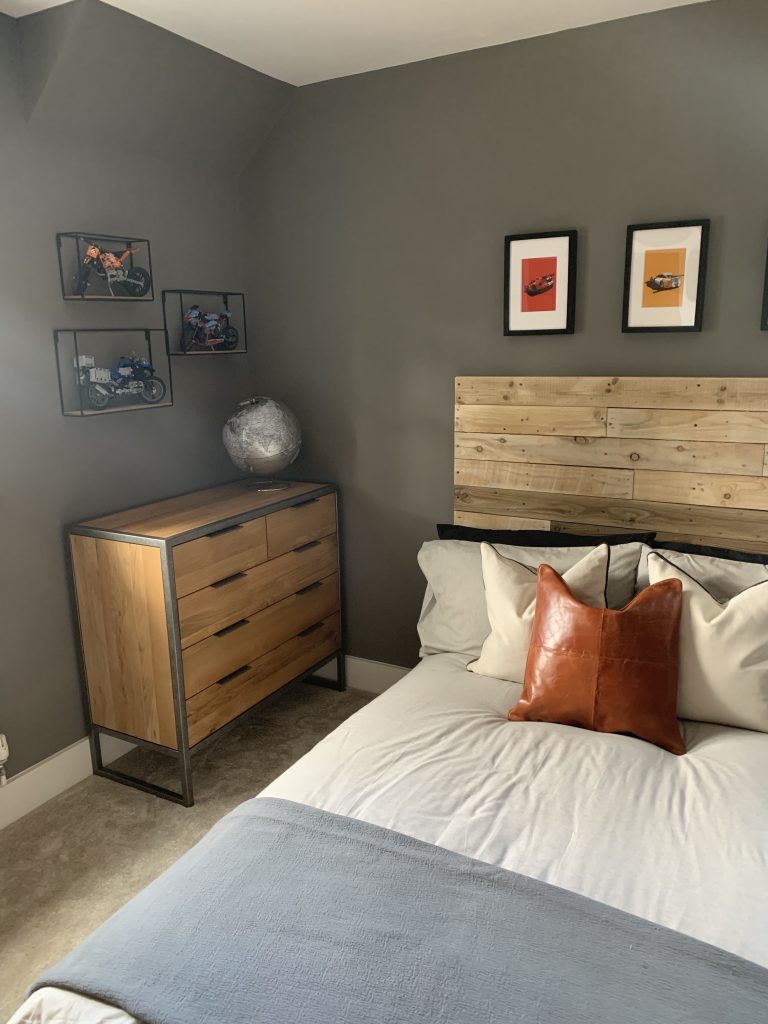 boys industrial bedroom decor